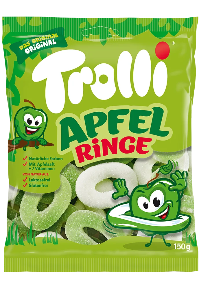 Trolli Apfelgarten - Big Apple Vegan Sour Gummi Candy